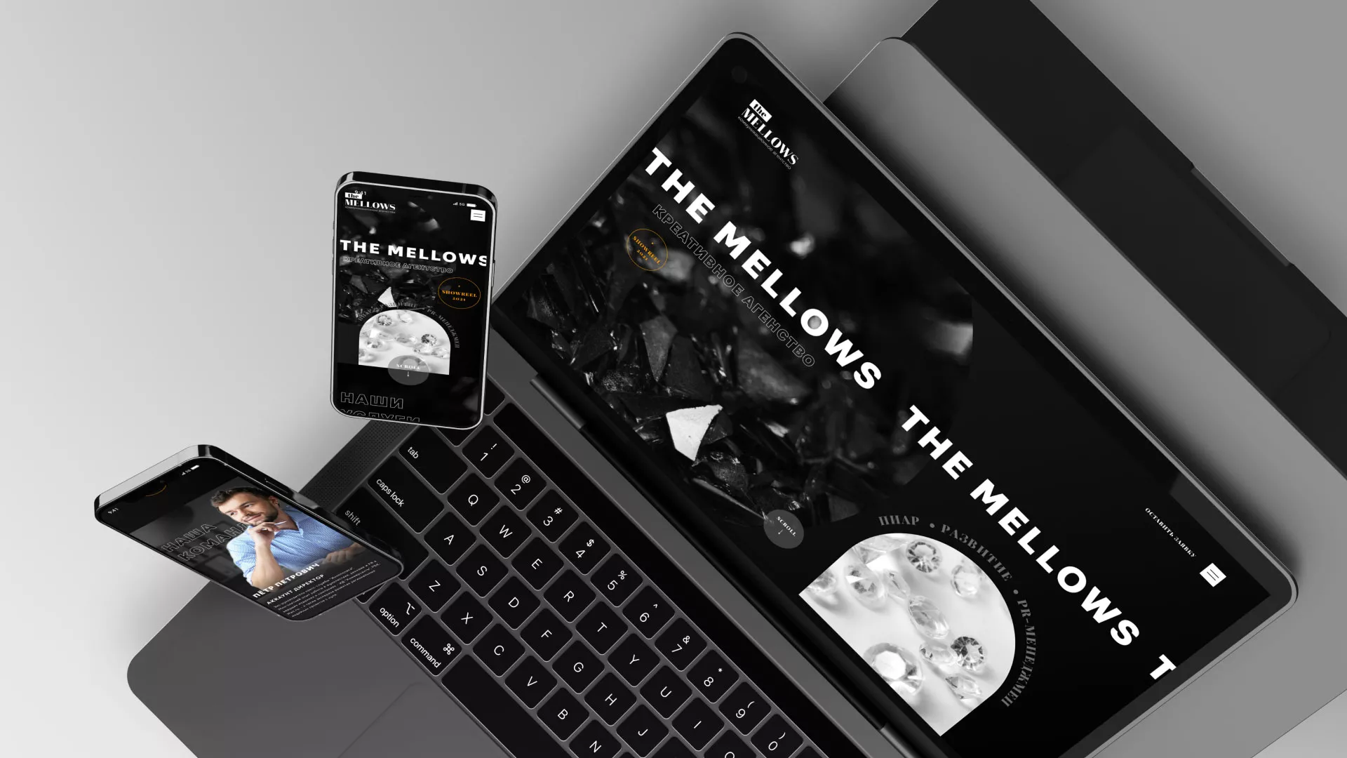 Разработка сайта креативного агентства «The Mellows» в Усть-Катаве