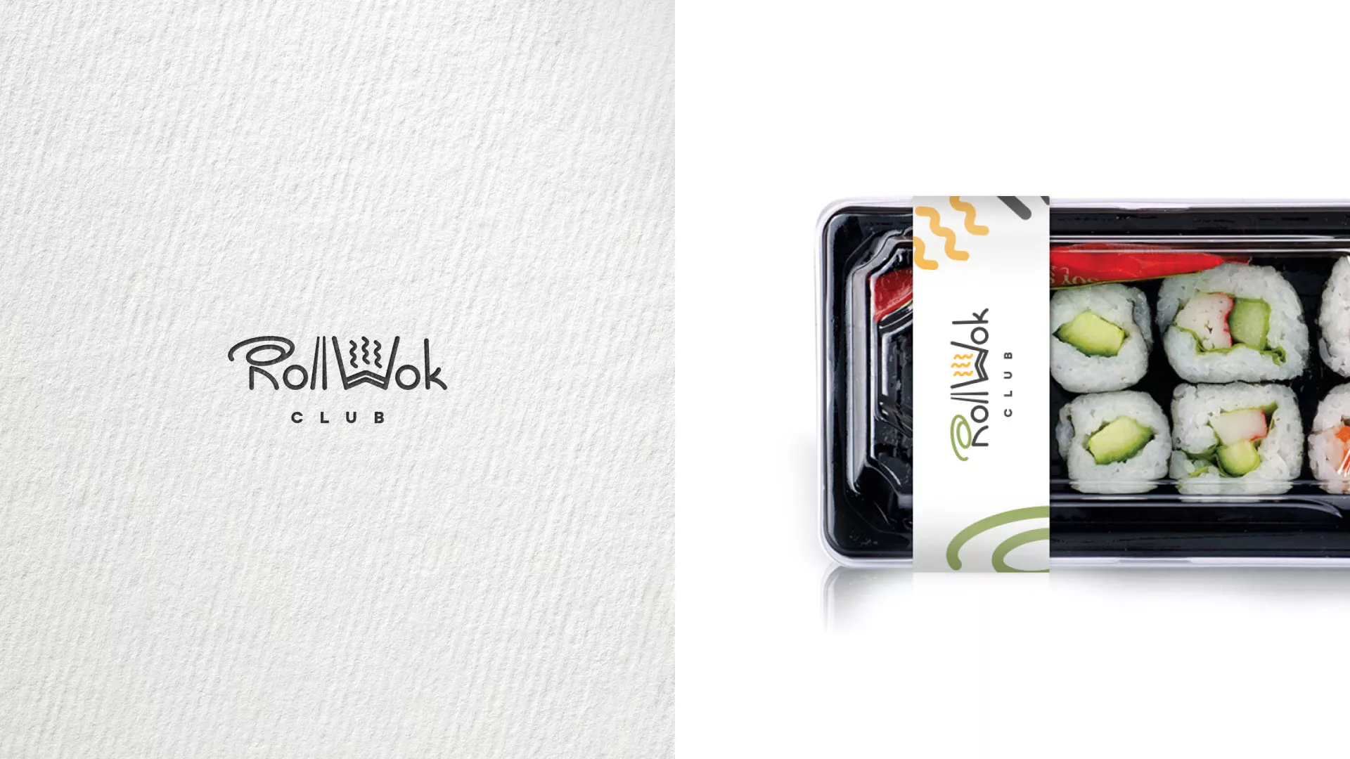 Создание дизайна упаковки суши-бара «Roll Wok Club» в Усть-Катаве